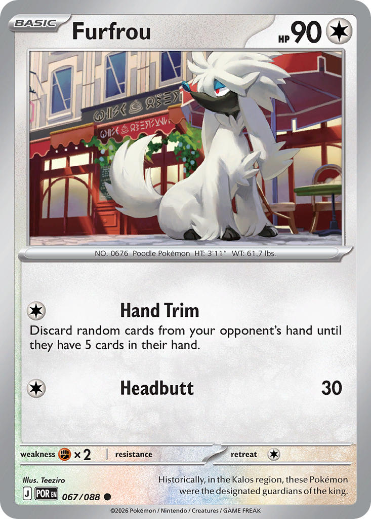 Furfrou - Perfect Order Pokemon Trading Card