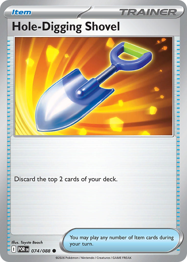 Hole-Digging Shovel – 074/088 Perfect Order Pokemon Trading Card