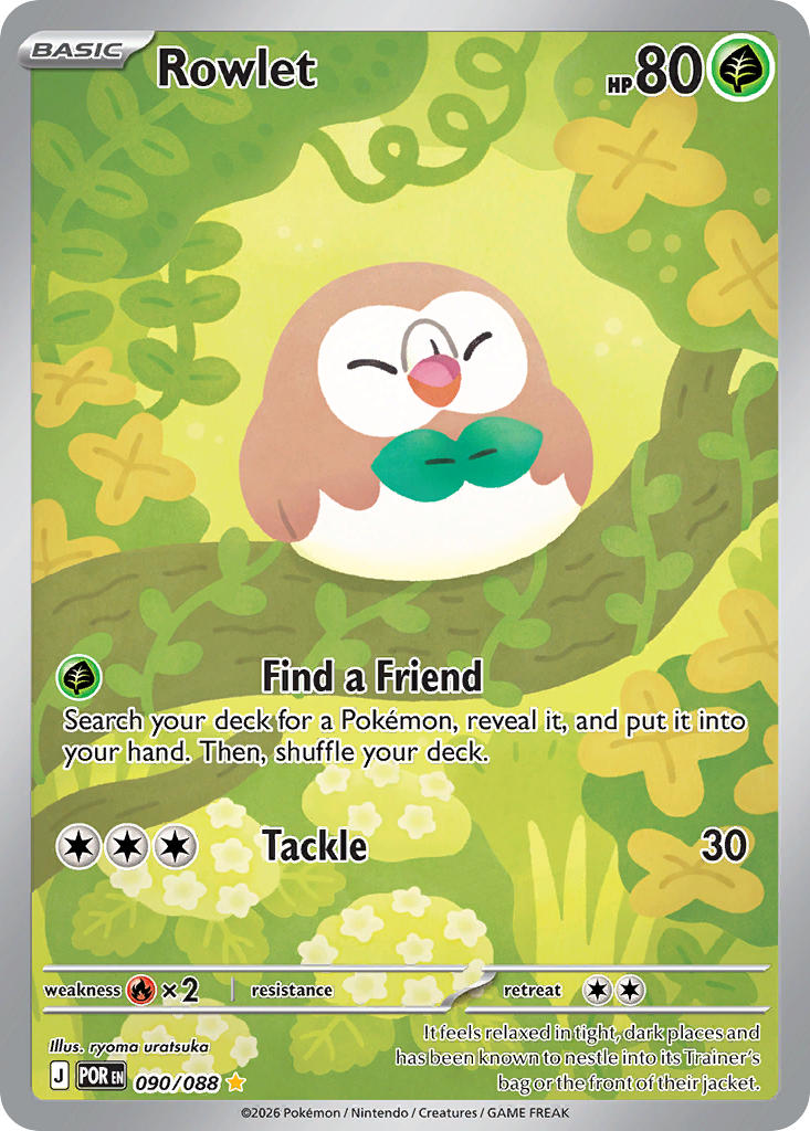 Rowlet - Perfect Order Pokemon Trading Card