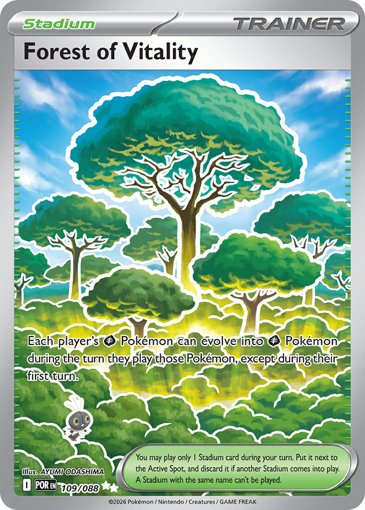 Forest of Vitality - Perfect Order Pokemon Trading Card