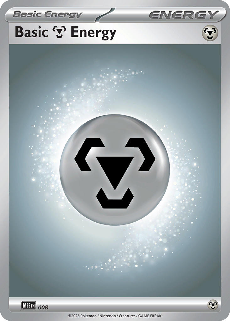 Basic Metal Energy - Mega Evolution Energy Pokemon Trading Card