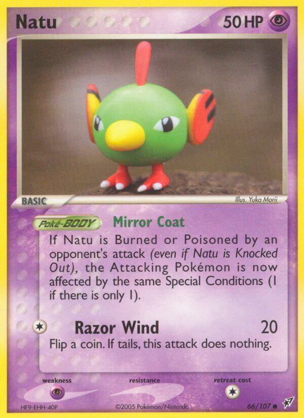 Natu – 66/107 Deoxys Pokemon Trading Card