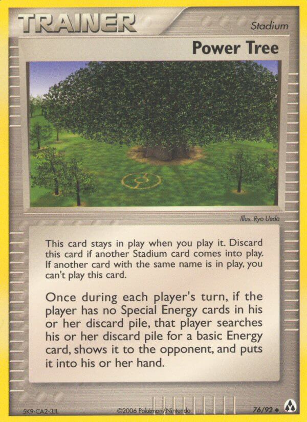 Power Tree – 76/92 Legend Maker Pokemon Trading Card