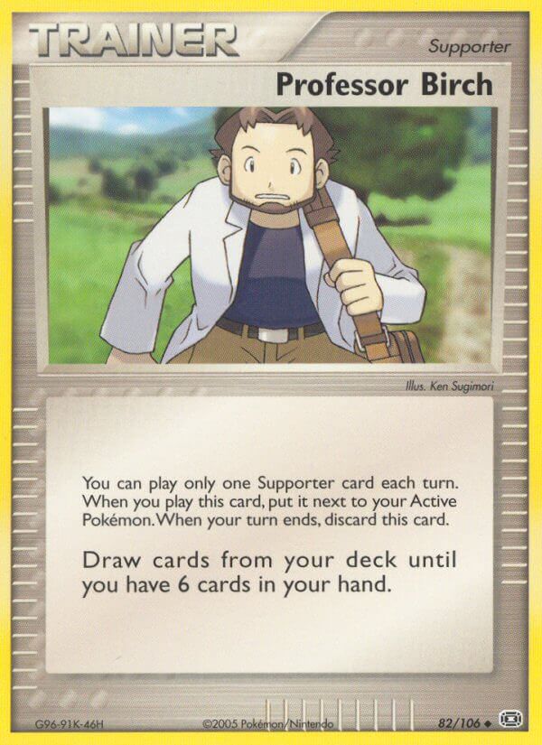Professor Birch – 82/106 Emerald Pokemon Trading Card