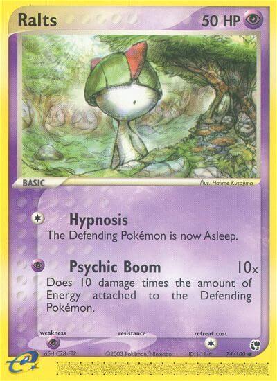 Ralts – 74/100 Sandstorm Pokemon Trading Card