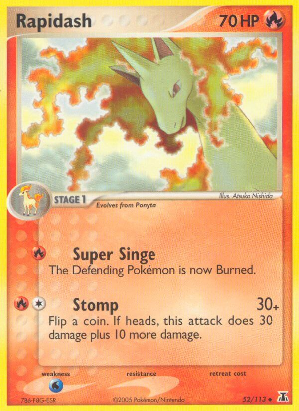 Rapidash - Delta Species Pokemon Trading Card