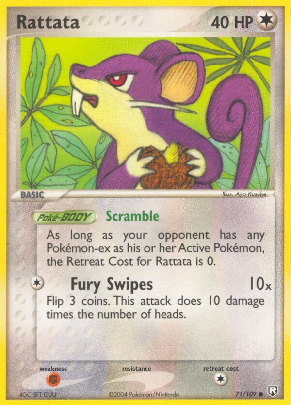 Rattata – 71/109 Team Rocket Returns Pokemon Trading Card
