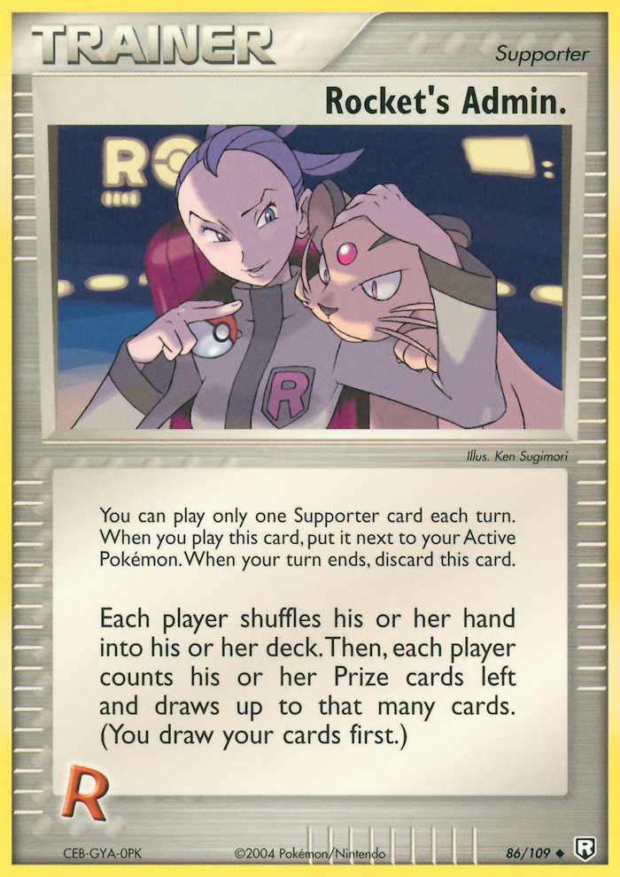 Rocket’s Admin. - Team Rocket Returns Pokemon Trading Card