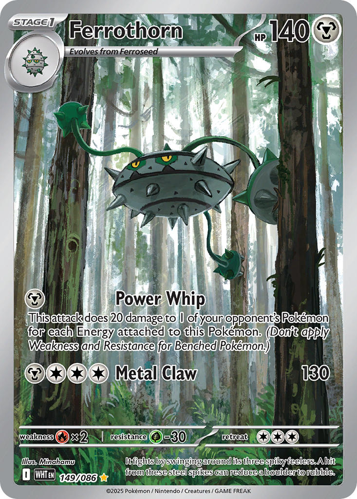 Ferrothorn – 149/086 White Flare Pokemon Trading Card