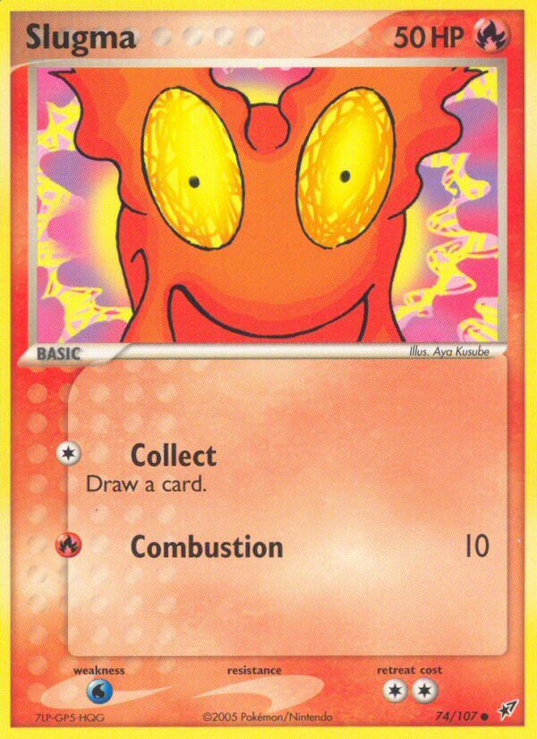 Slugma – 74/107 Deoxys Pokemon Trading Card