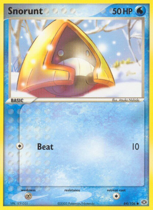 Snorunt – 64/106 Emerald Pokemon Trading Card
