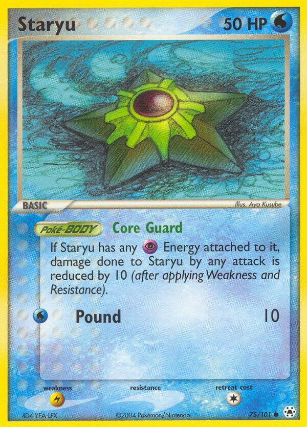 Staryu - Hidden Legends Pokemon Trading Card