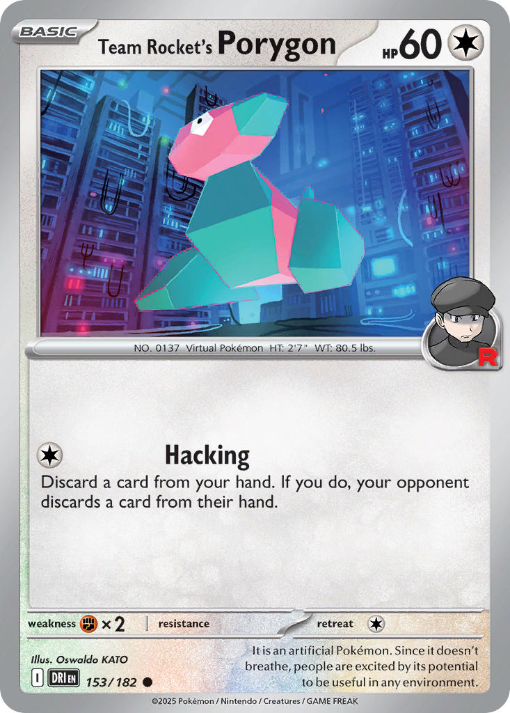 Team Rocket’s Porygon Reverse Holo