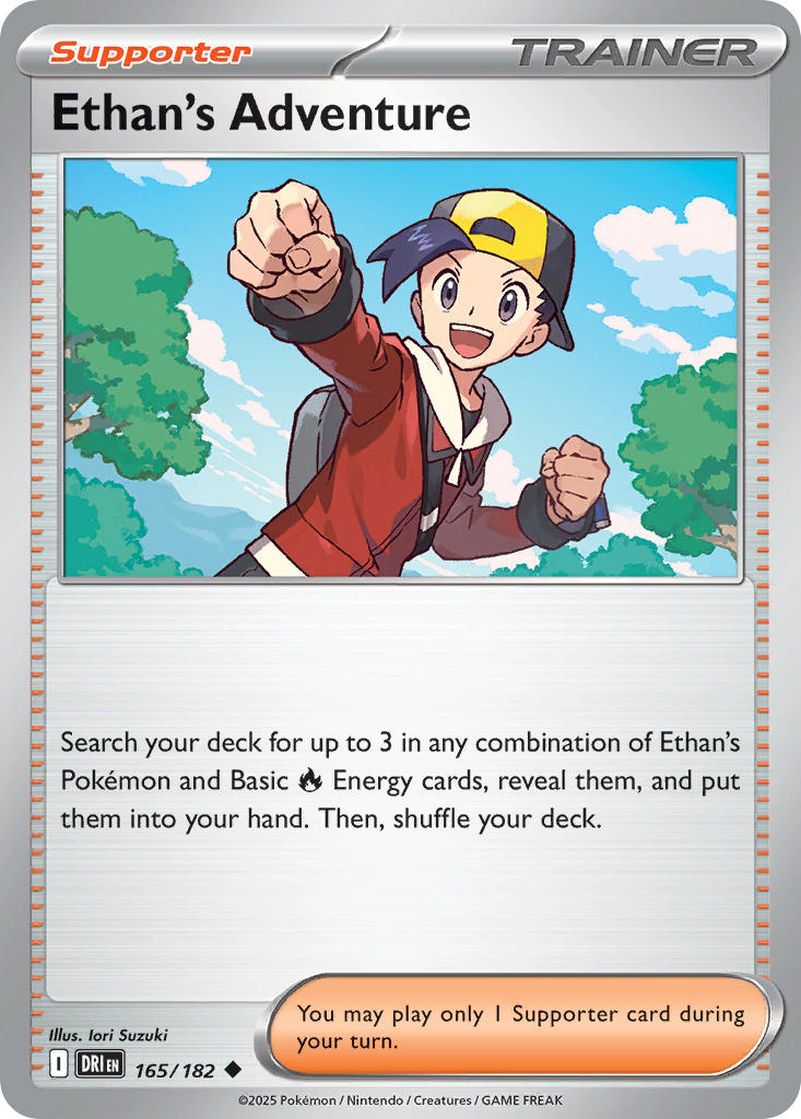 Ethan’s Adventure - Destined Rivals Pokemon Trading Card
