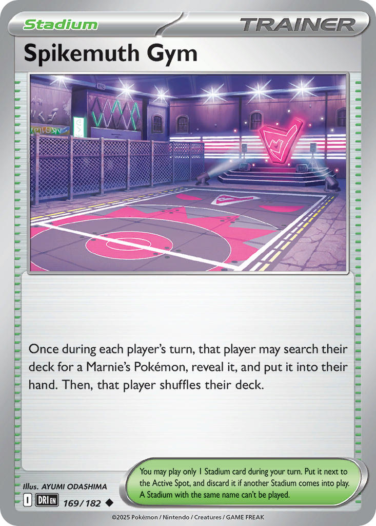Spikemuth Gym - Destined Rivals Pokemon Trading Card