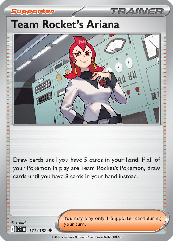 Team Rocket’s Ariana - Destined Rivals Pokemon Trading Card