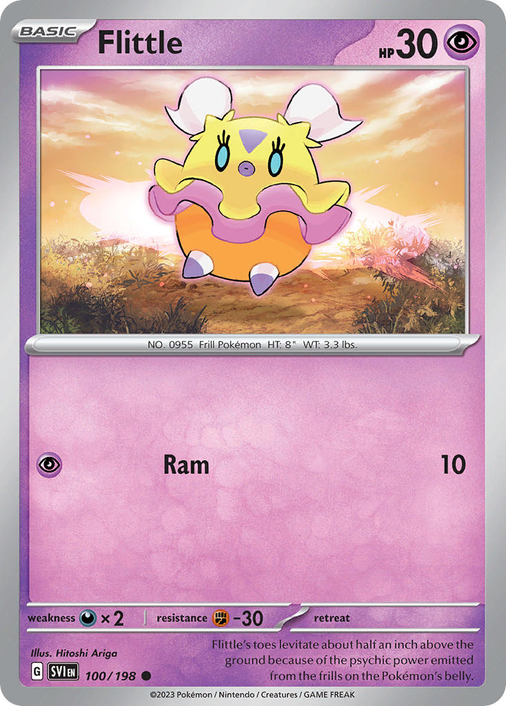 Flittle – 100/198 Scarlet & Violet Pokemon Trading Card