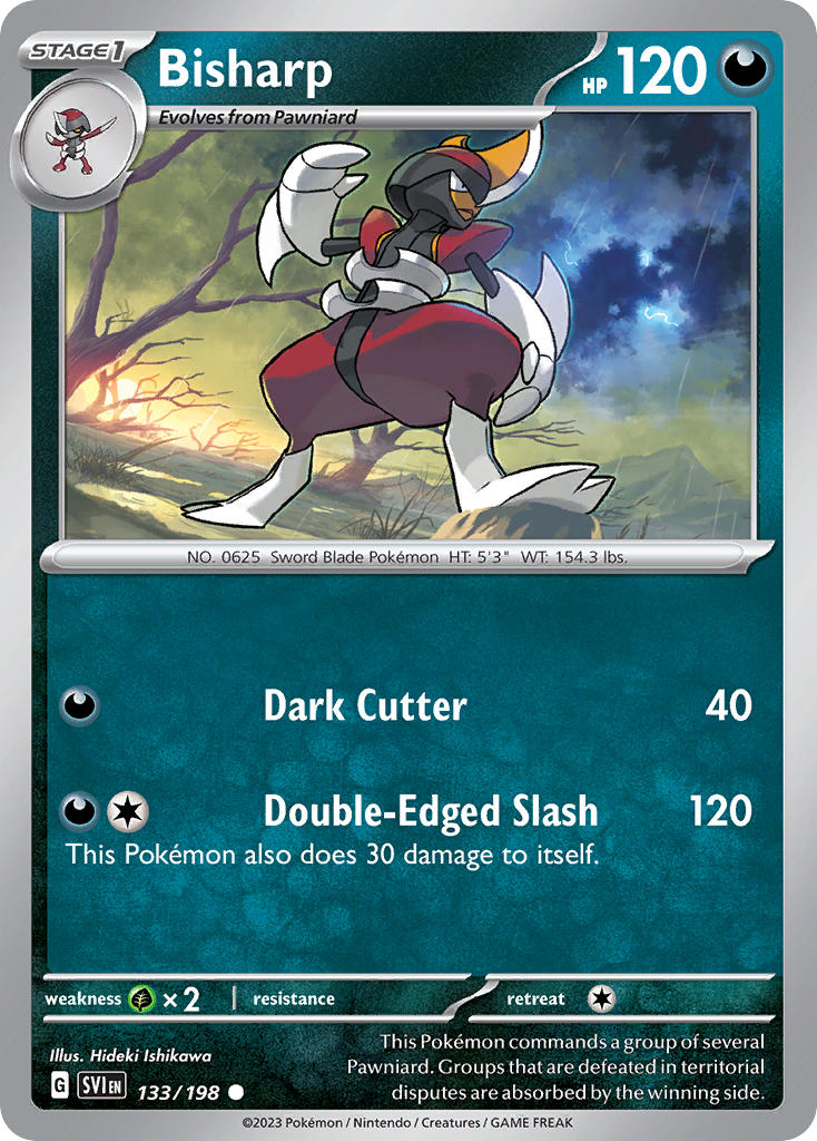 Bisharp - Scarlet & Violet Pokemon Trading Card