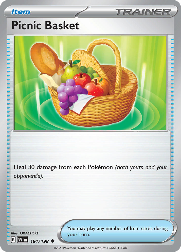 Picnic Basket Reverse Holo - Scarlet & Violet Pokemon Trading Card