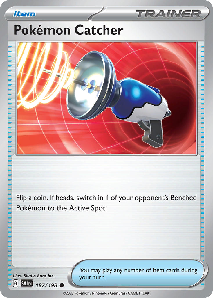 Pokémon Catcher Reverse Holo - Scarlet & Violet Pokemon Trading Card