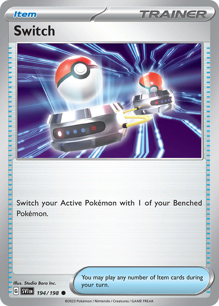 Switch – 194/198 Scarlet & Violet Pokemon Trading Card