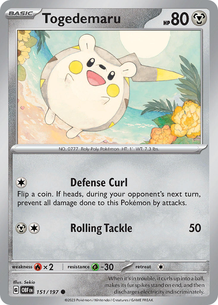 Togedemaru Reverse Holo