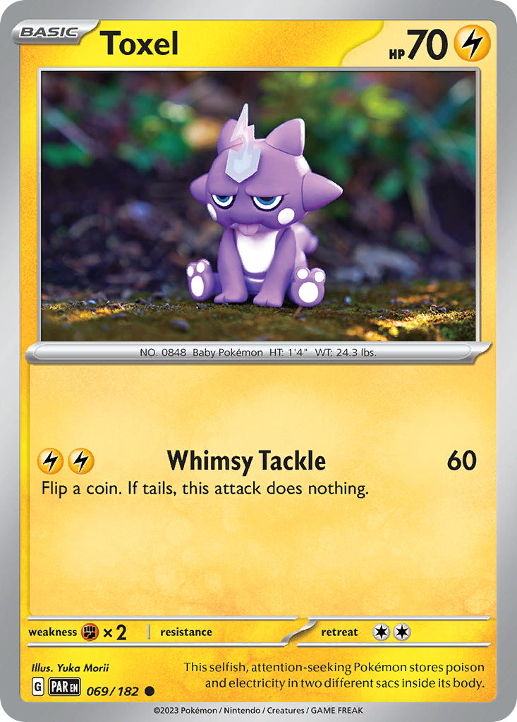Toxel – 069/182 Paradox Rift Pokemon Trading Card