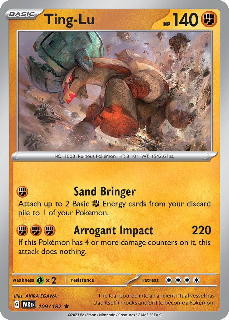 Ting-Lu - Paradox Rift Pokemon Trading Card
