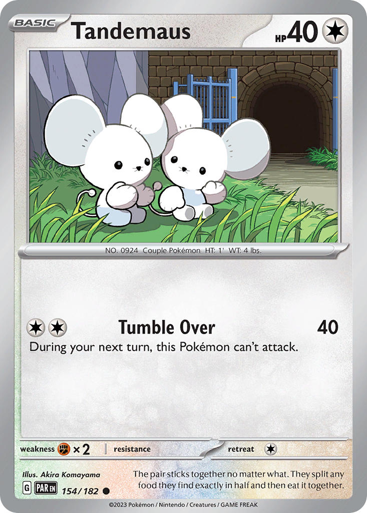 Tandemaus - Paradox Rift Pokemon Trading Card
