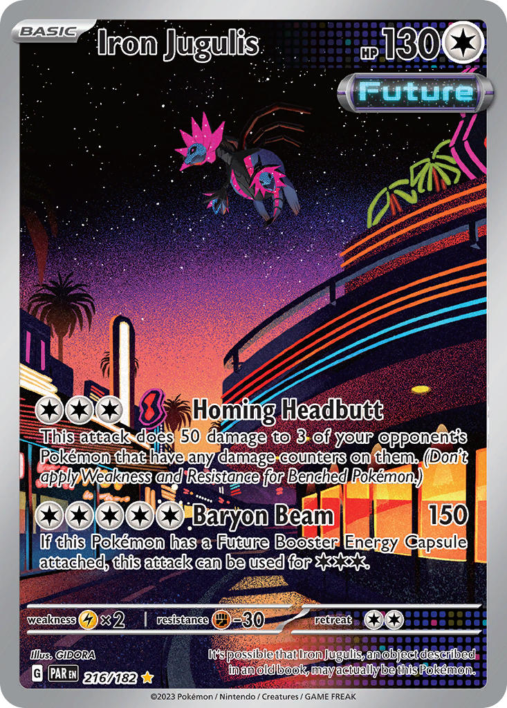 Iron Jugulis - Paradox Rift Pokemon Trading Card