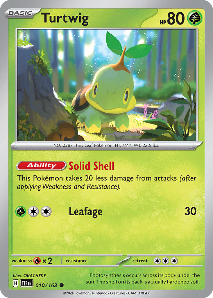 Turtwig – 010/162 Temporal Forces Pokemon Trading Card