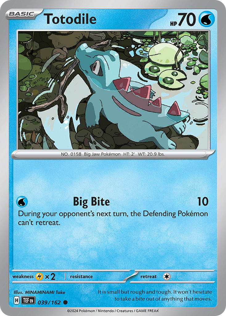 Totodile - Temporal Forces Pokemon Trading Card