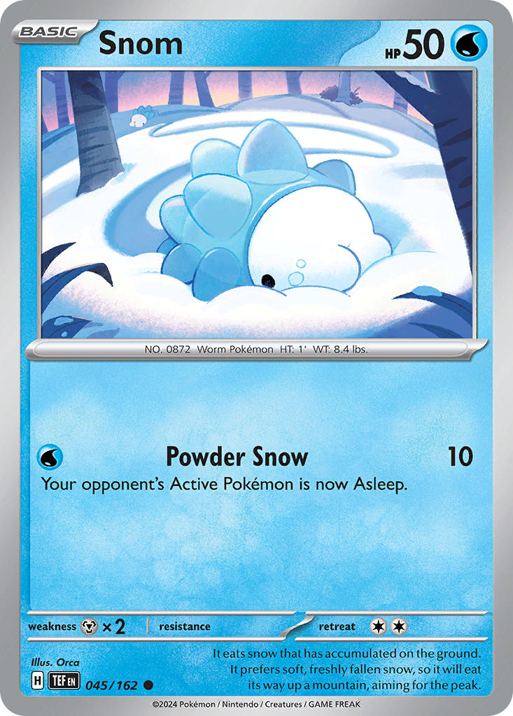 Snom - Temporal Forces Pokemon Trading Card