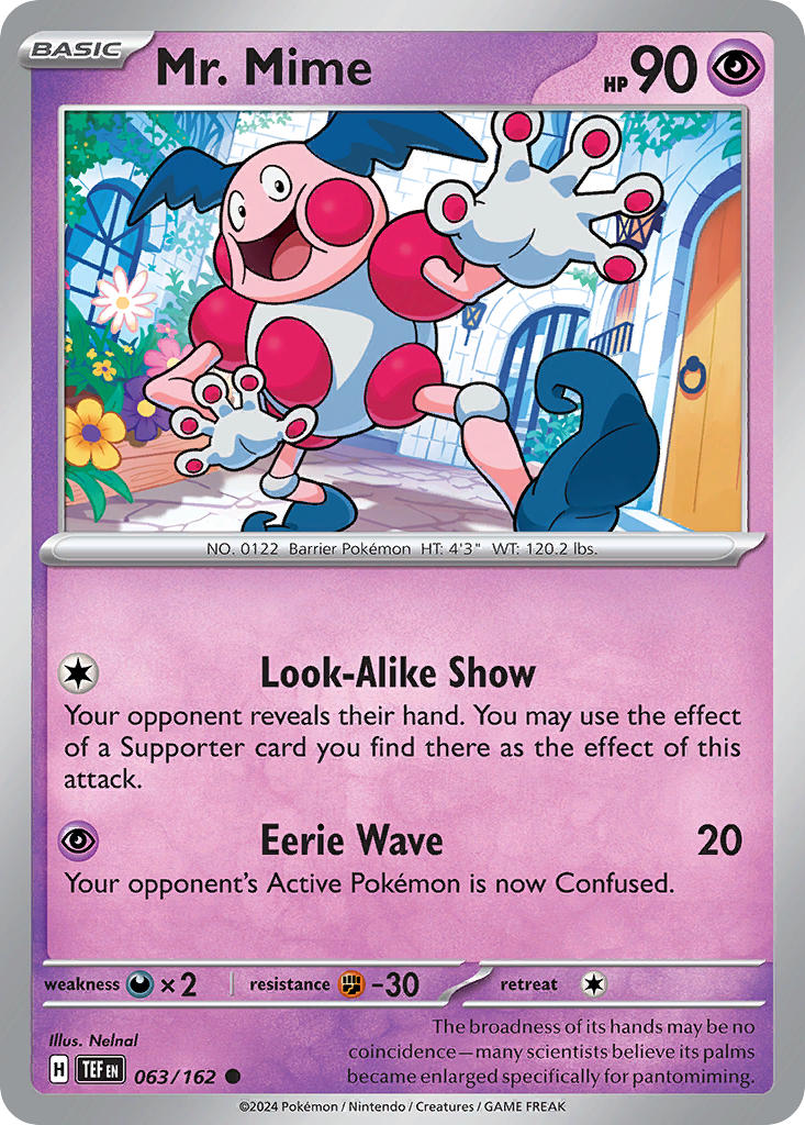 Mr. Mime - Temporal Forces Pokemon Trading Card