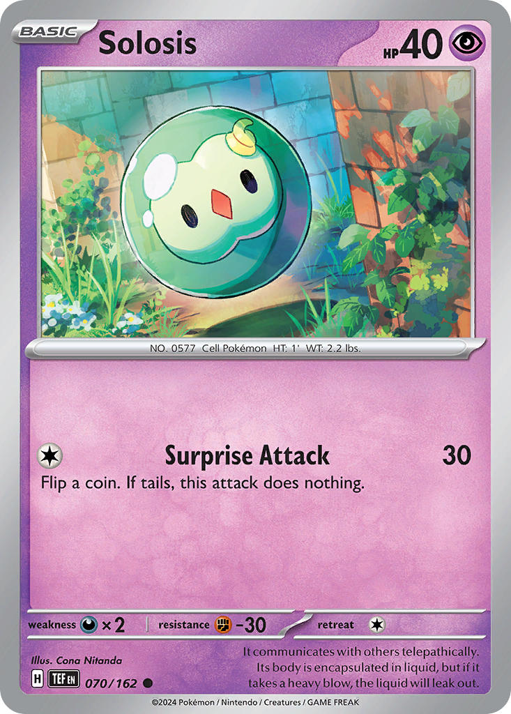 Solosis – 070/162 Temporal Forces Pokemon Trading Card