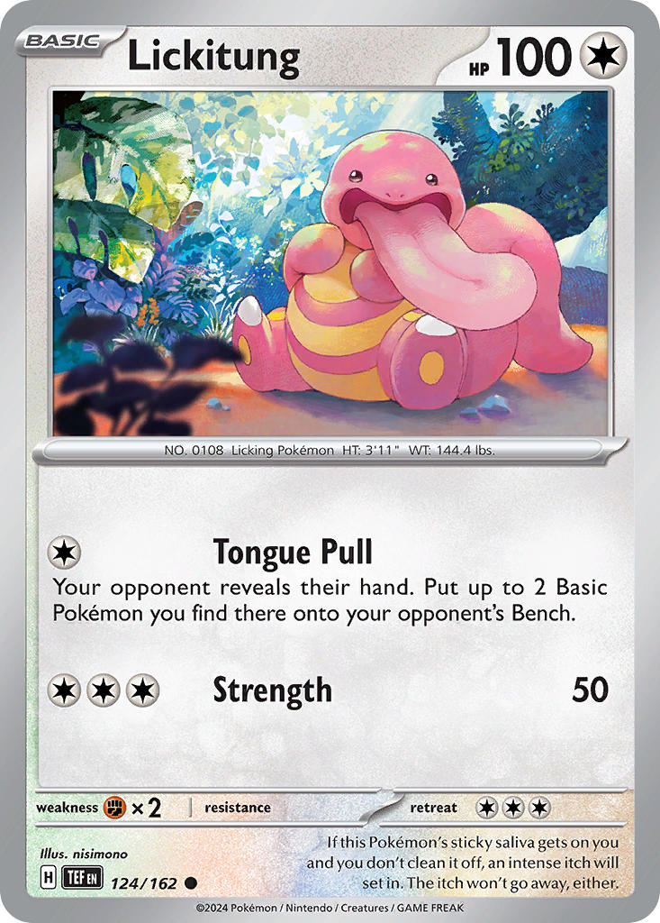 Lickitung - Temporal Forces Pokemon Trading Card