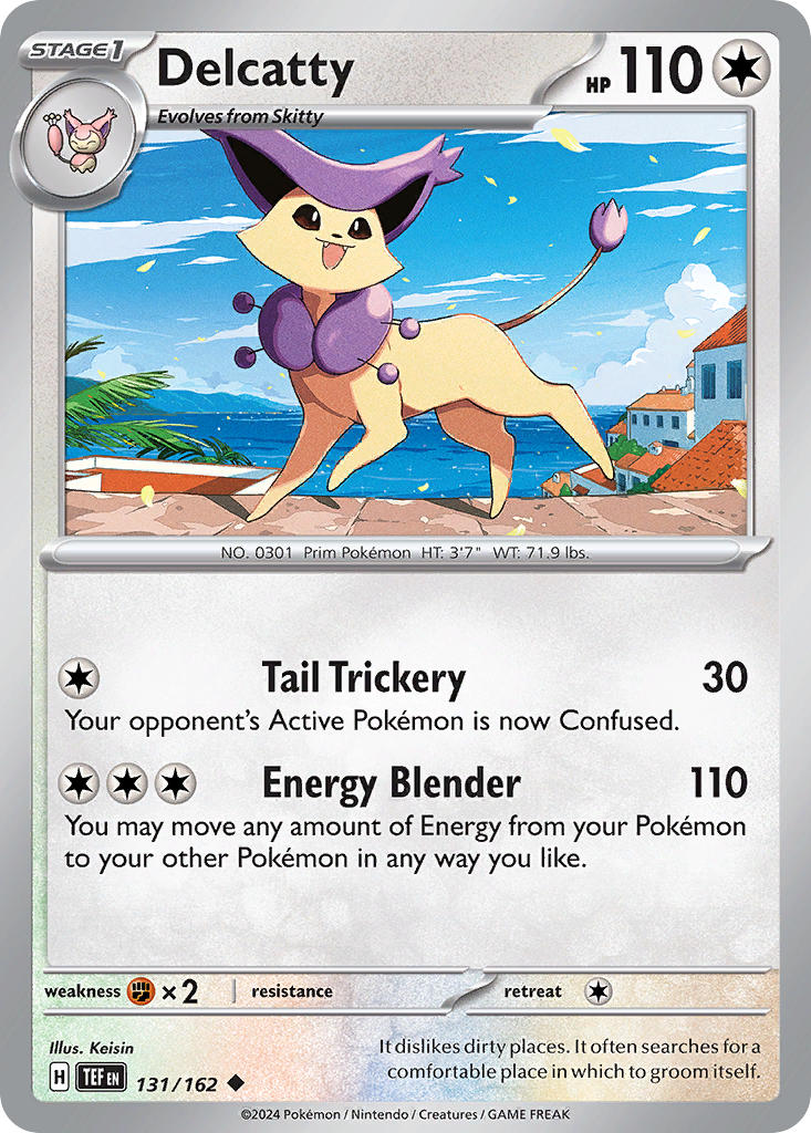 Delcatty – 131/162 Temporal Forces Pokemon Trading Card