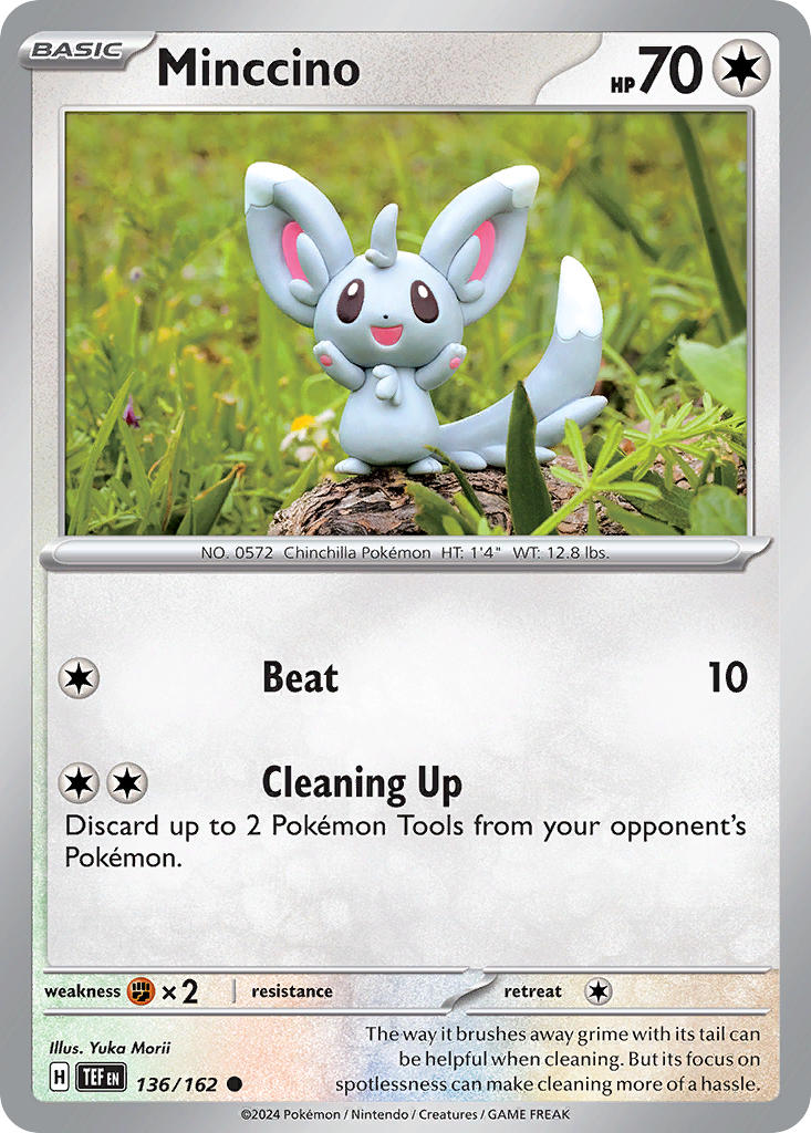Minccino Reverse Holo - Temporal Forces Pokemon Trading Card