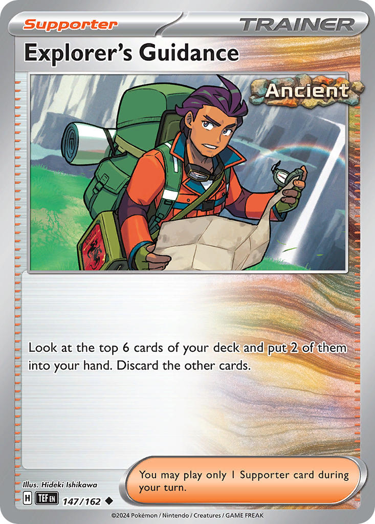 Explorer’s Guidance – 147/162 Temporal Forces Pokemon Trading Card