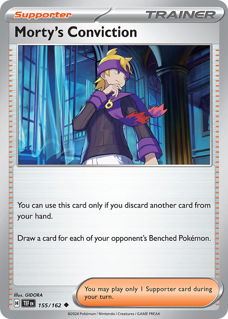 Morty’s Conviction – 155/162 Temporal Forces Pokemon Trading Card