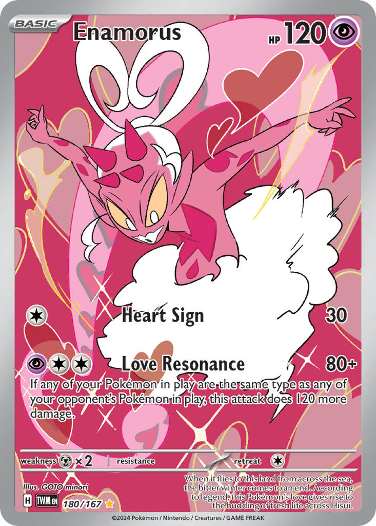 Enamorus - Twilight Masquerade Pokemon Trading Card