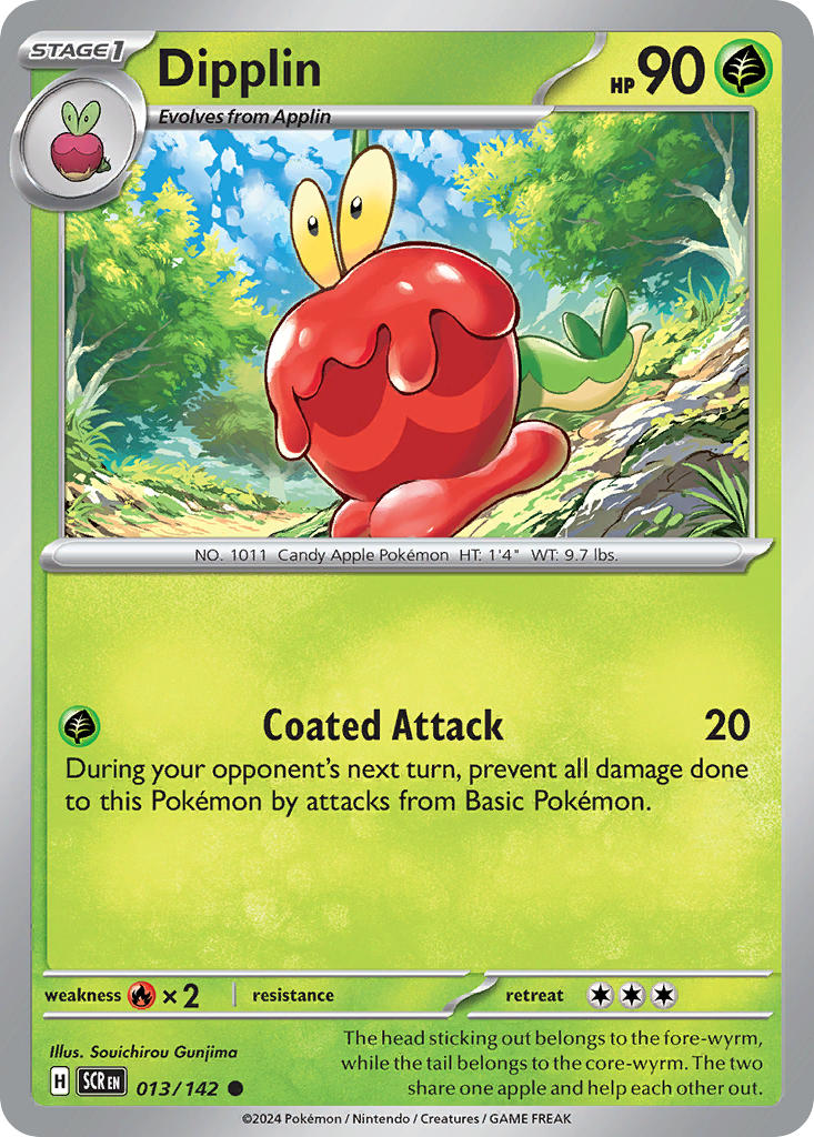 Dipplin – 013/142 Stellar Crown Pokemon Trading Card