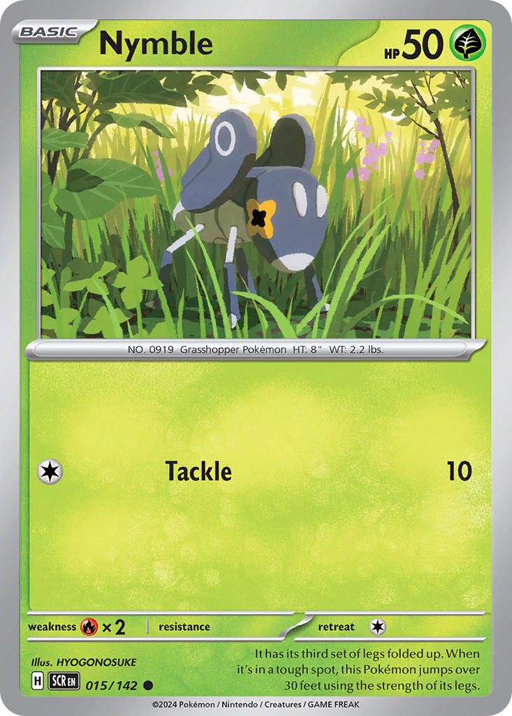 Nymble Reverse Holo – 015/142 Stellar Crown Pokemon Trading Card