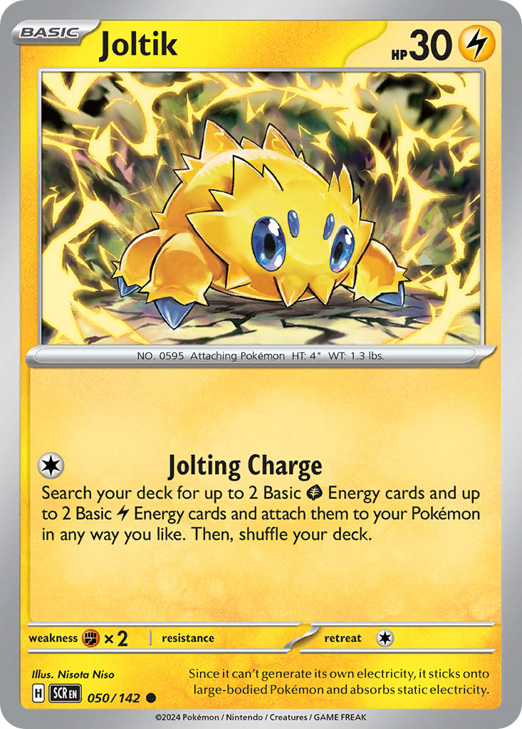 Joltik - Stellar Crown Pokemon Trading Card