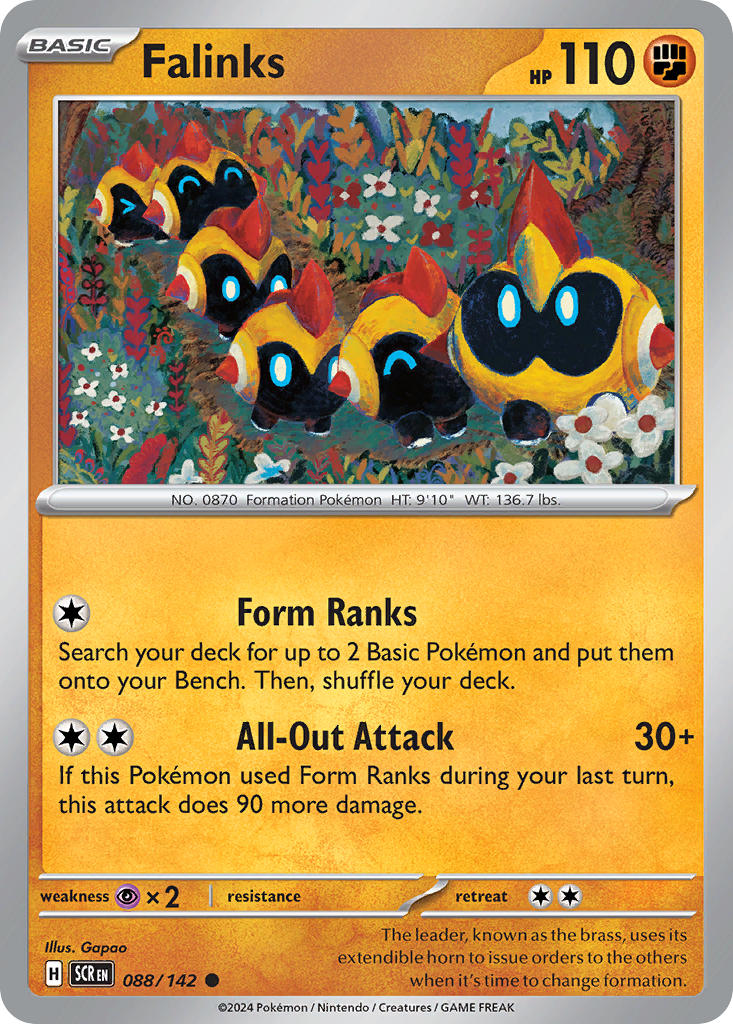 Falinks Reverse Holo – 088/142 Stellar Crown Pokemon Trading Card