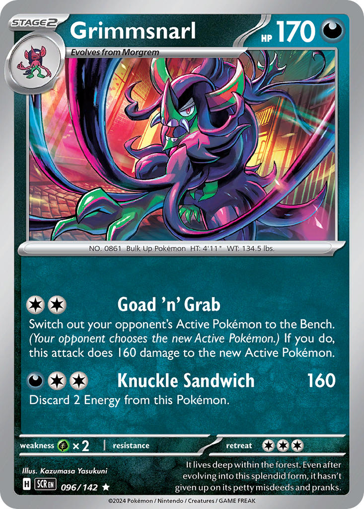 Grimmsnarl - Stellar Crown Pokemon Trading Card