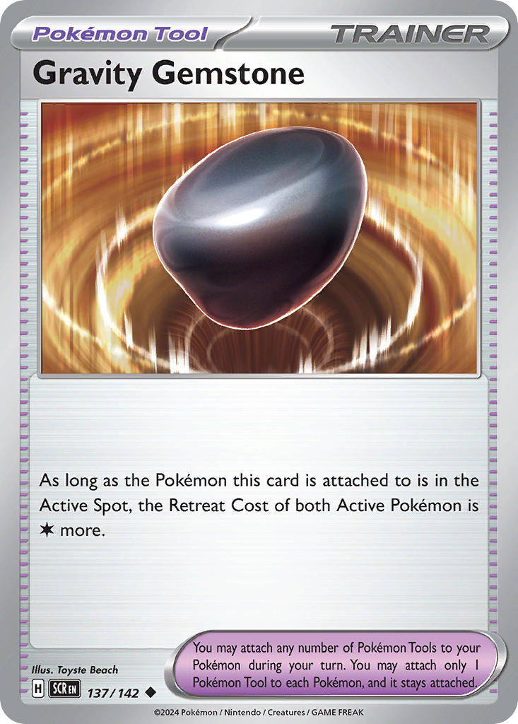 Gravity Gemstone – 137/142 Stellar Crown Pokemon Trading Card