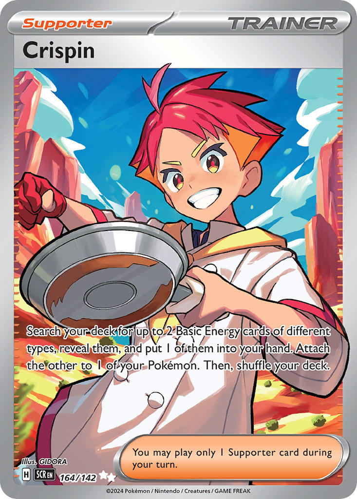 Crispin - Stellar Crown Pokemon Trading Card