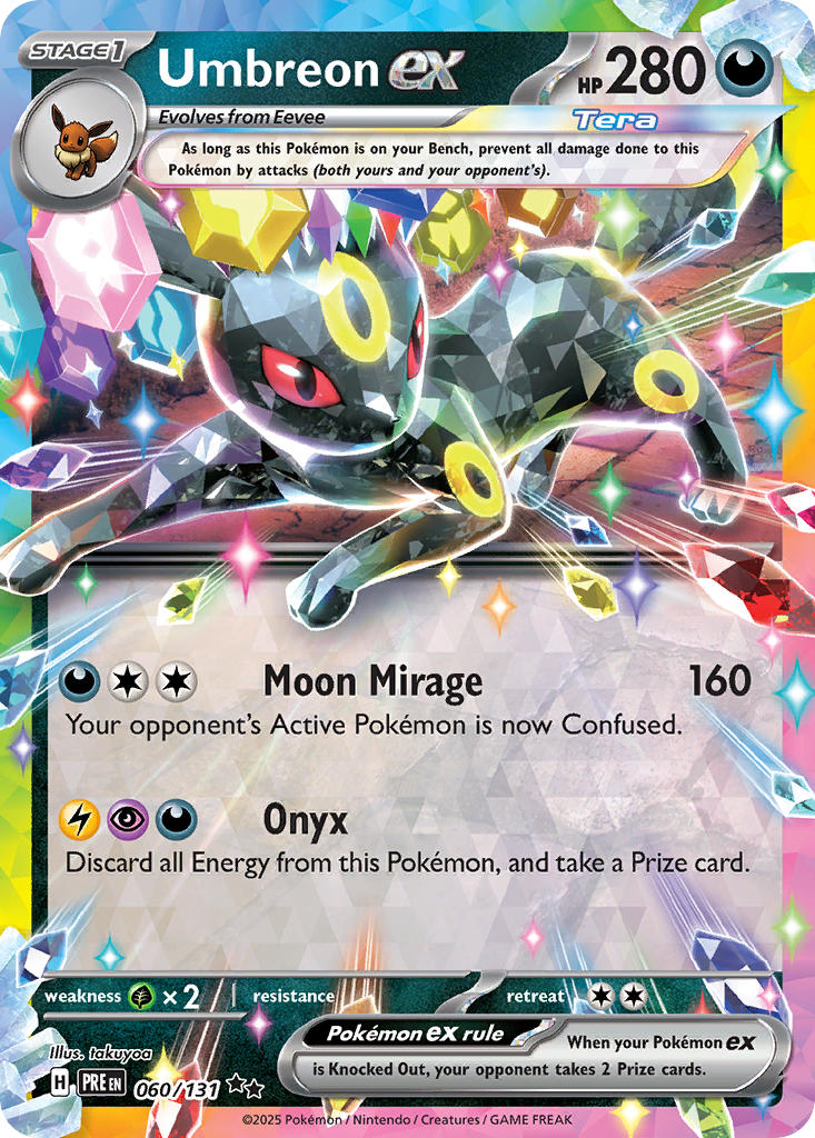 Umbreon ex - Prismatic Evolutions Pokemon Trading Card