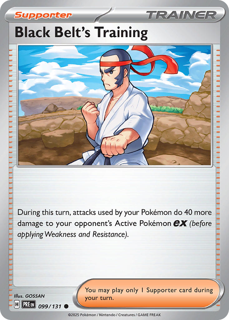 Black Belt’s Training - Prismatic Evolutions Pokemon Trading Card